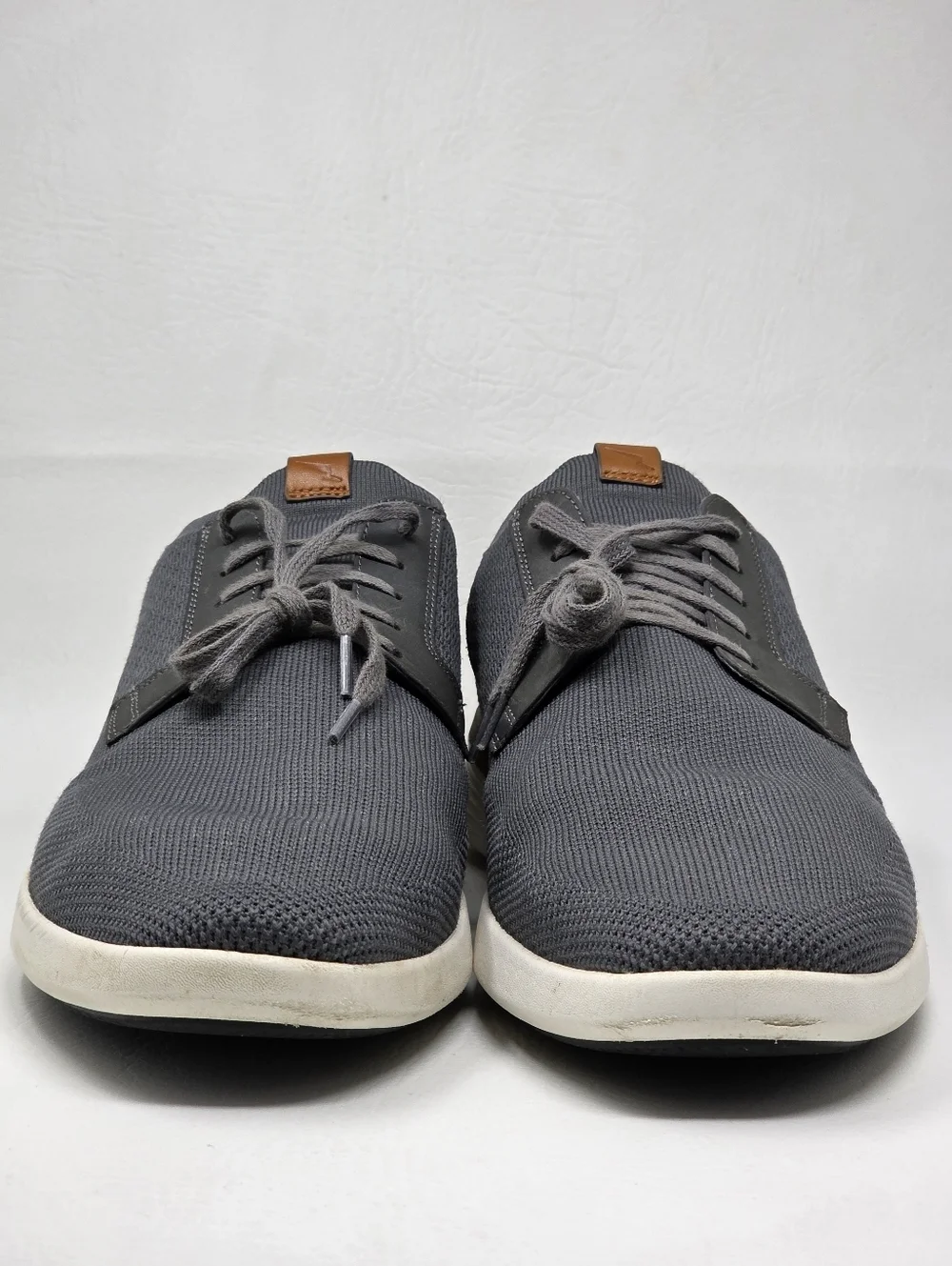 Wolf & Shepherd SwiftKnit Derby Mens Gray Knit Casual Sneakers Size 14 Pre-owned